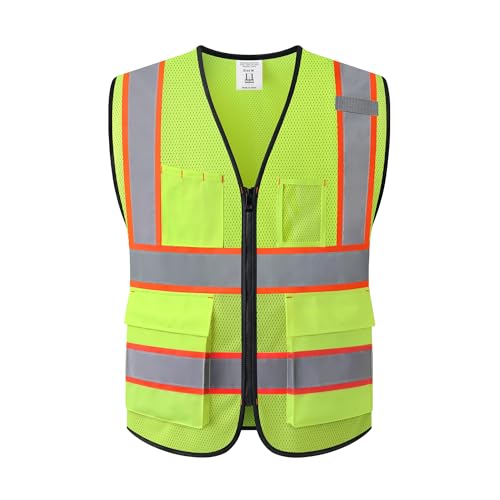 Safety Vest for Men Women Reflective Construction Vest