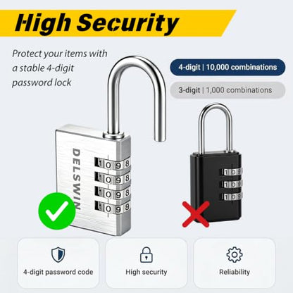 Aluminum Combination Padlock