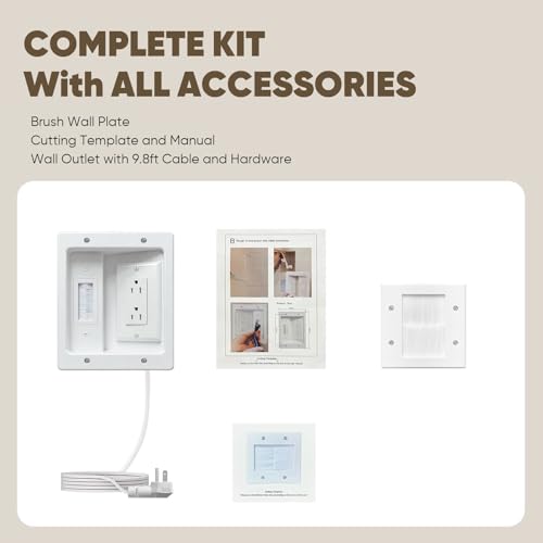 in wall Cable Management kit