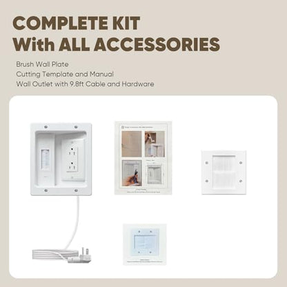 in wall Cable Management kit