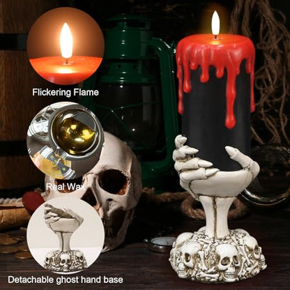 Halloween Pillar Candles S02 0706