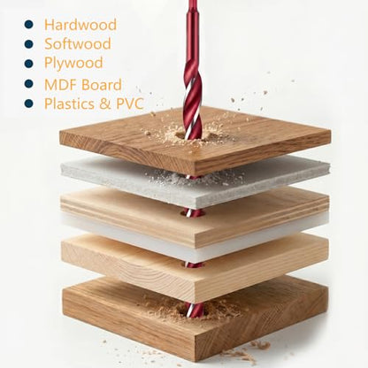 3 Cutter Edge Wood Auger Drill Bit
