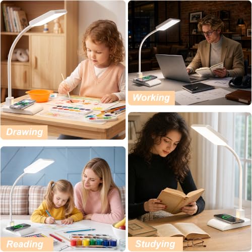 Desk Lamp with Wireless Charger