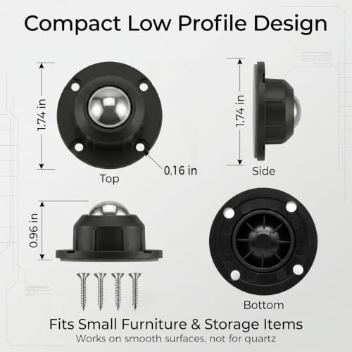 Self Adhesive Caster Wheels for Furniture