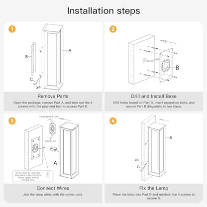 Modern Outdoor Wall Light