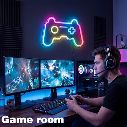 RGB Color Changing Gamepad Neon Sign