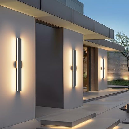 2 Pack 3 Colors Outdoor Wall Light
