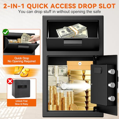 Depository Safe Drop Box with Slot