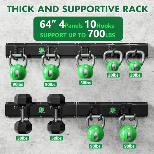 Garage Tool Organizer Wall Mount Garden Tool Organizer with Adjustable Hooks