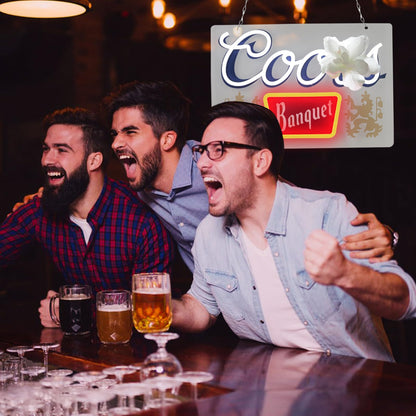 Beer Neon Signs for Wall Decor Crs Banquet Neon Lights for Bedroom Led Signs Suitable for Dormitory Man Cave Christmas Gift (Crs Banquet)