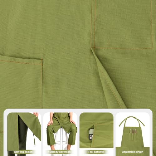 Pottery Apron Split Leg
