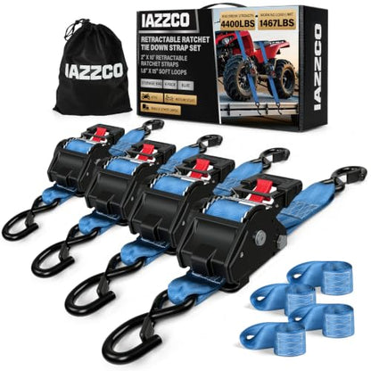 Retractable Ratchet Straps Heavy Duty