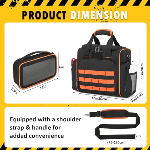 Tool Bag with 3 Removable Cases