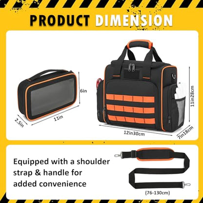 Tool Bag with 3 Removable Cases