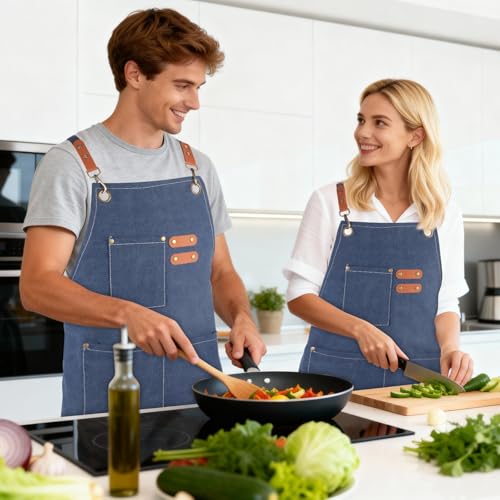 Aprons For Women Men With Large Pockets