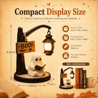 Ghost Reading Book Lamp