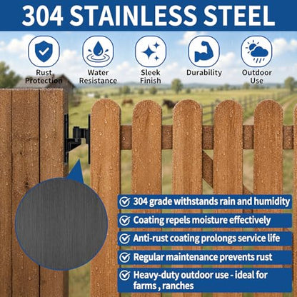 Gate Hinges for Wooden Fences Heavy Duty Shed Hinges Barn Door Hinges