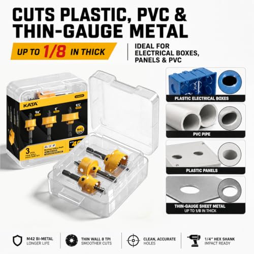Impact Hole Saw Set