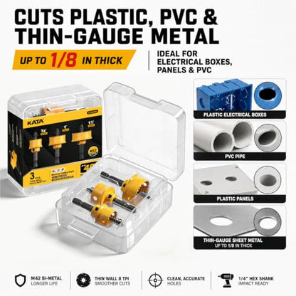 Impact Hole Saw Set