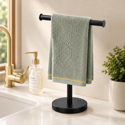 Hand Towel Holder Stand (X-black-2 Pack)