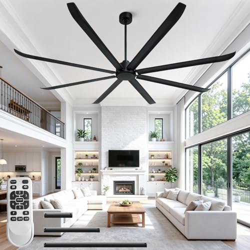 96 Inch Industrial Ceiling Fan No Light