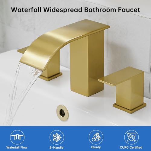 Bathroom Faucets Bathroom Sink Faucet 3 Hole with Drain
