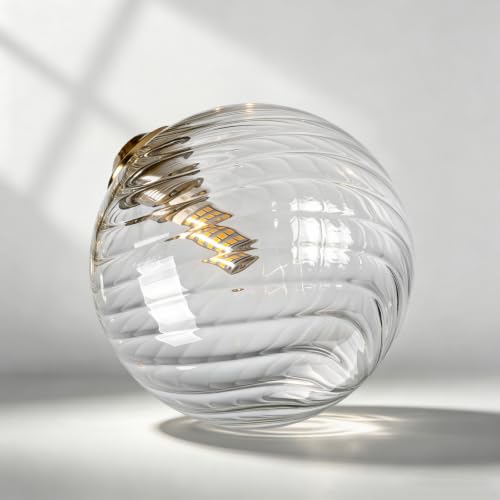 Mid Century Blown Glass Bubble Chandelier