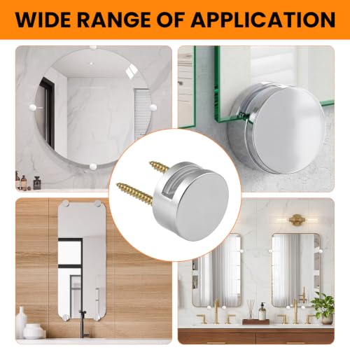 Round Mirror Clips for Wall Mounting