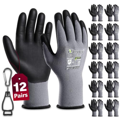 Safety Work Gloves MicroFoam Nitrile Coated
