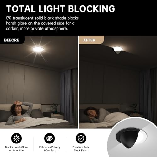 4 Pack 6 Inch 40% Light Transmittance Anti