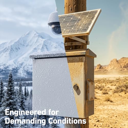 Outdoor Electrical Box with Fan and Thermostat