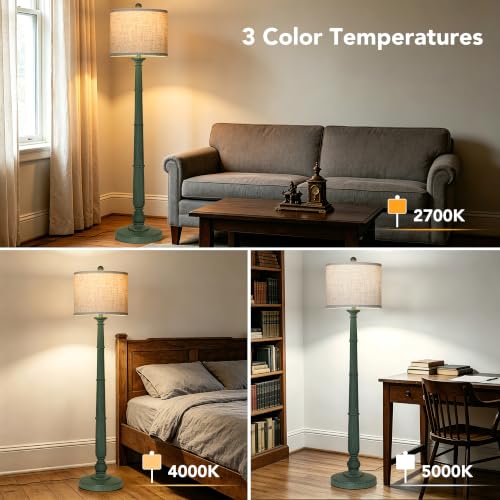 61'' Vintage Floor Lamp for Living Room