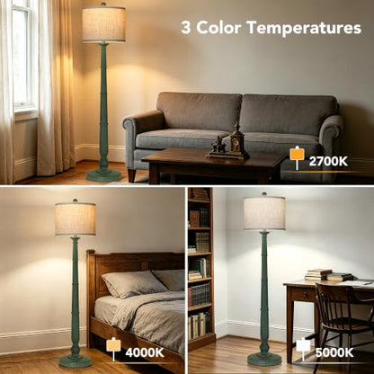 61'' Vintage Floor Lamp for Living Room