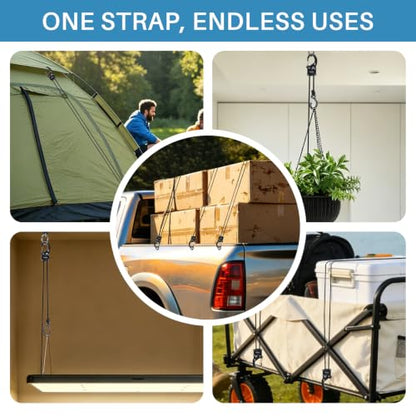 Rope Tie Down Ratchet Straps
