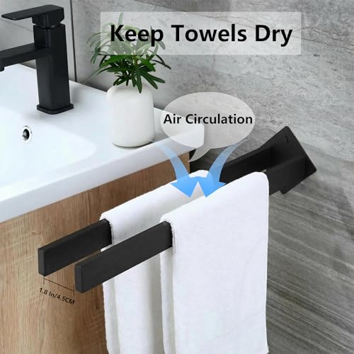 Double Rod Towel Bar 16 Inch