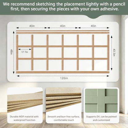 Board and Batten Wainscoting Kit