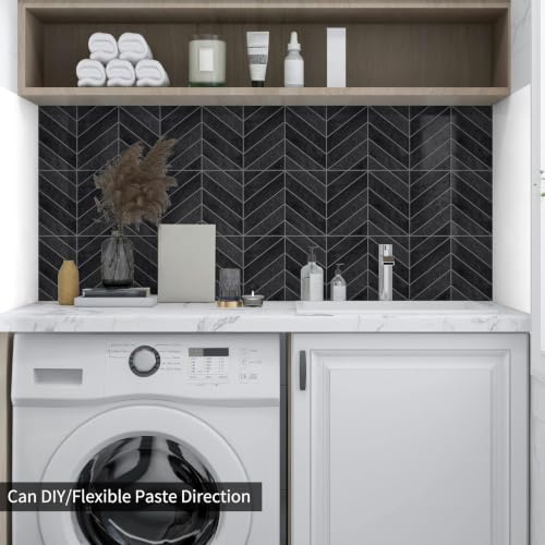 10 Sheets Thicker Herringbone Peel and Stick Backsplash