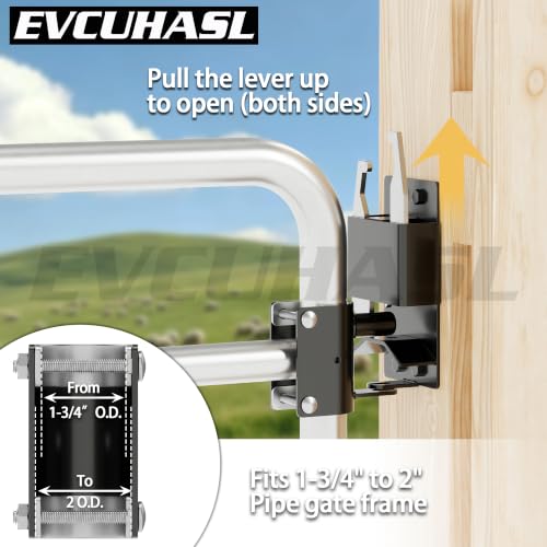 2 Way Heavy Duty Lockable Gate Latch