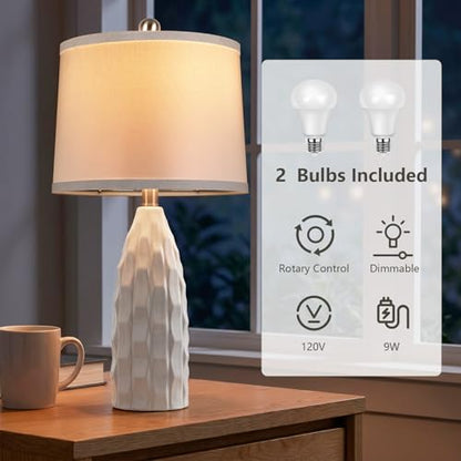 Ceramic Table Lamps Set of 2