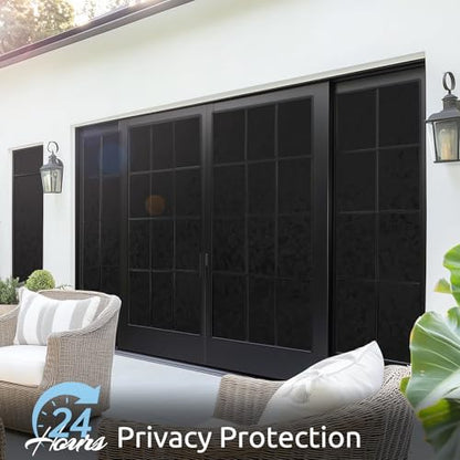 Rainbow Window Privacy Film (11.8" x 78.7" / Black)