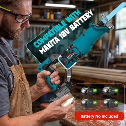 1-1/8" Stroke Brushless Cordless Reciprocating Saw