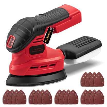 Brushless Detail Sander Compatible with Milwaukee 18V Battery