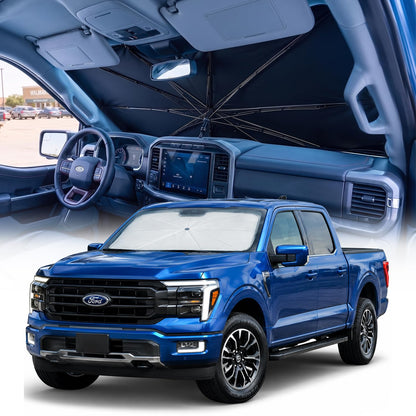 2026 Upgraded] Weektic Truck Windshield Sun Shade for F