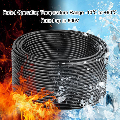 THHN Wire 6 Gauge 10FT (Black / 6 Gauge 10FT)