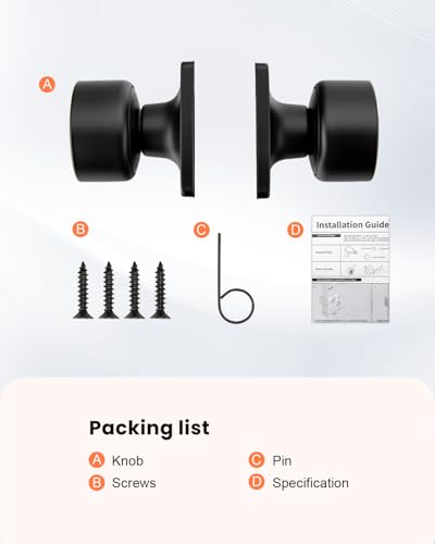 Black Door Knobs