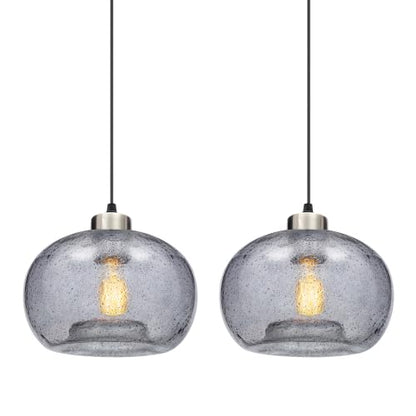 Glass Pendant Lights Kitchen Island Modern