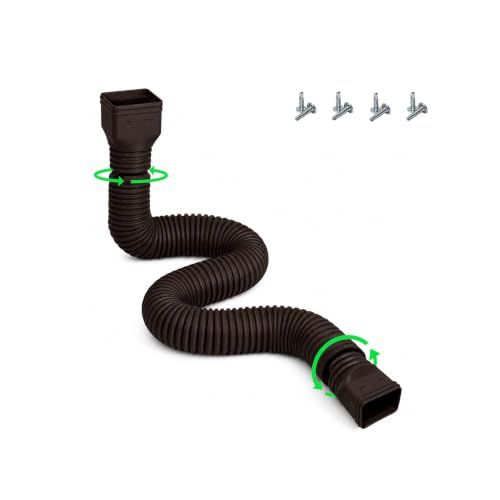 Expandable Rain Gutter Downspout Extension 16.5FT