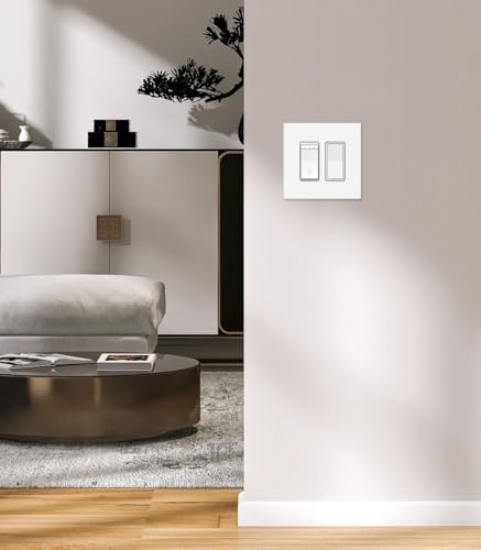 2 Gang Midsize Screwless Switch Plate (2 Gang)