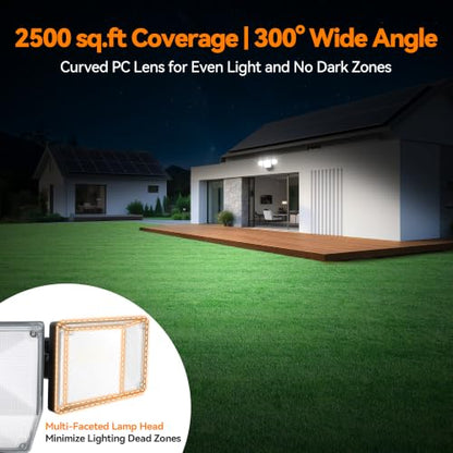 85W 10000LM Switch Controlled LED Security Lights