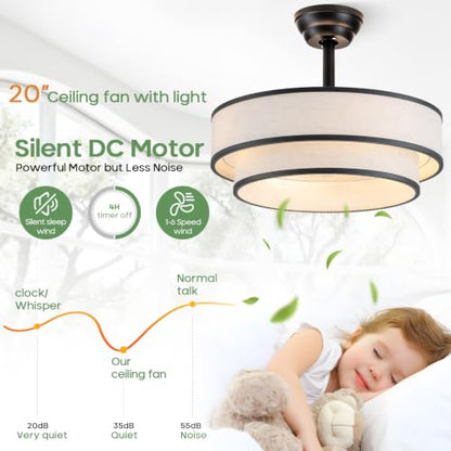Tiffany Style Caged Ceiling Fan with Light and Remote Control